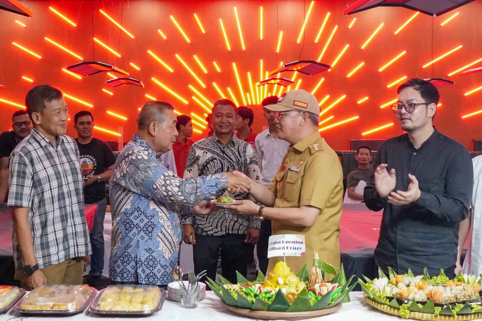 Peresmian billiard house Lempuing oleh Gubernur Bengkulu